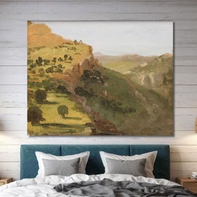 Italian Landscape Thomas Cole, tcl18 canvas print