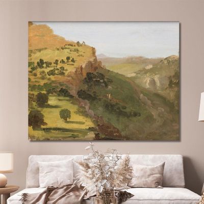 Italian Landscape Thomas Cole tcl18 canvas print 