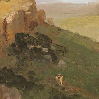 Italian Landscape Thomas Cole tcl18 canvas print