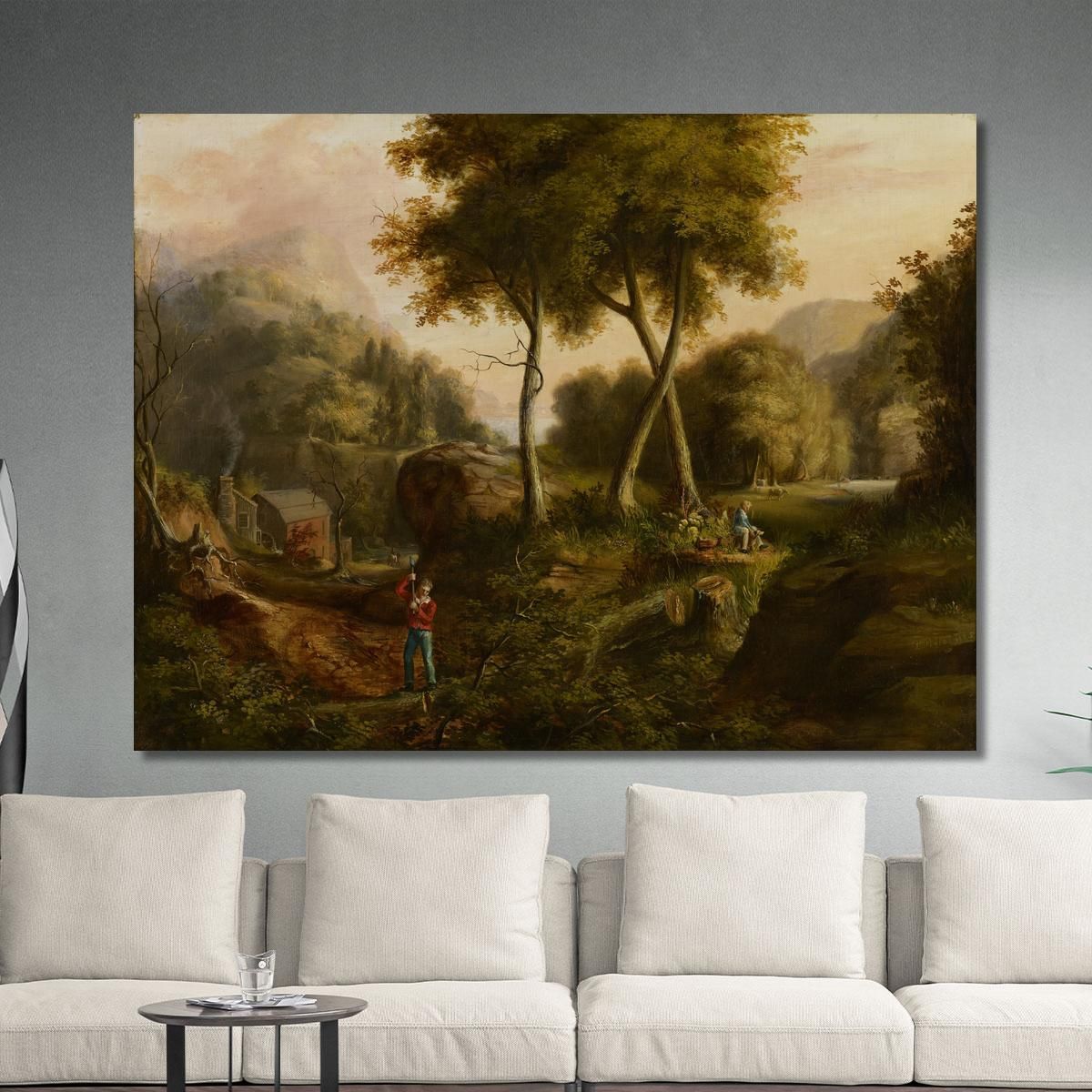 Landscape 2 Thomas Cole tcl19 canvas print 