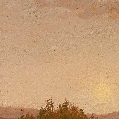 Landscape Sketch Thomas Cole tcl20 canvas print