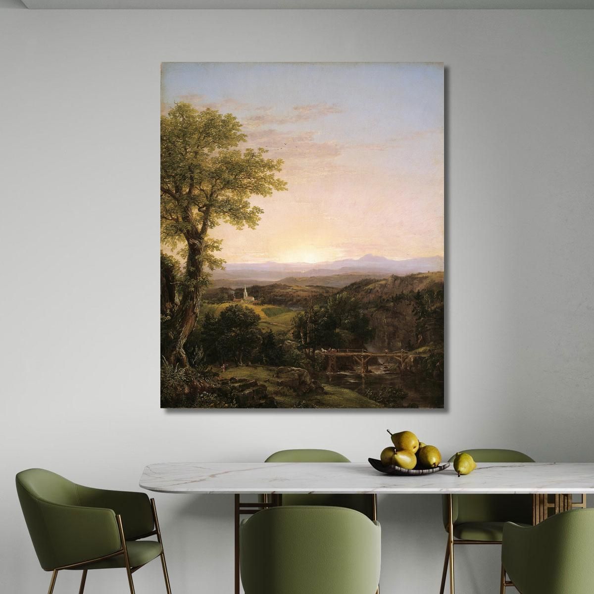 New England Scenery Thomas Cole tcl24 canvas print 