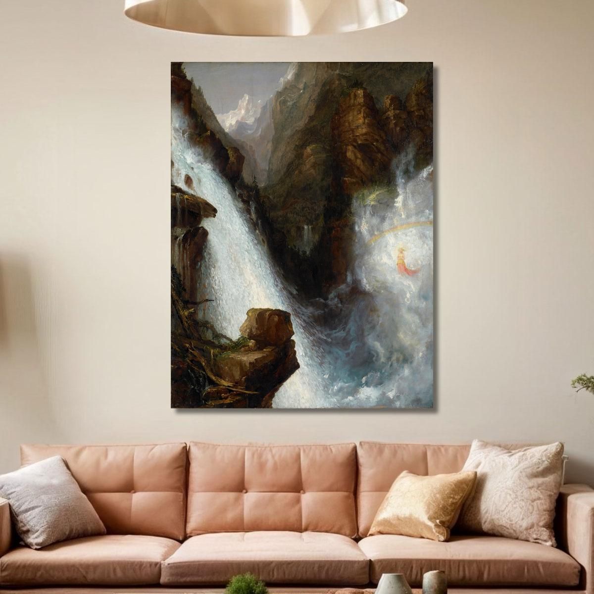 Scene From Byron'S Manfred Thomas Cole tcl27 canvas print 