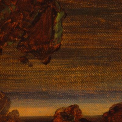 The Pilgrim Of The World At The End Of His Journey Study For The Series The Cross And The World Thomas Cole tcl43 canvas print