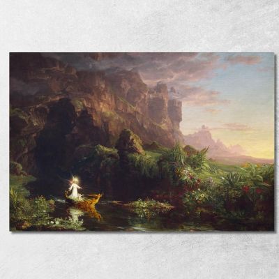 The Voyage Of Life Childhood Thomas Cole tcl48 canvas print 