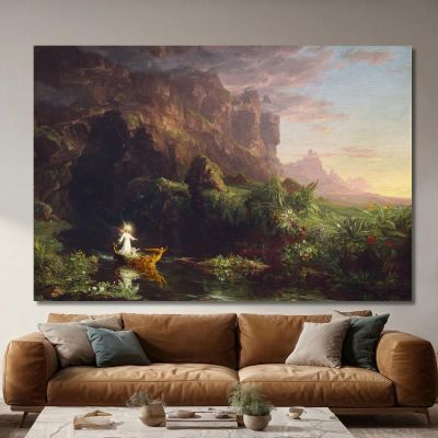 The Voyage Of Life Childhood Thomas Cole tcl48 canvas print 