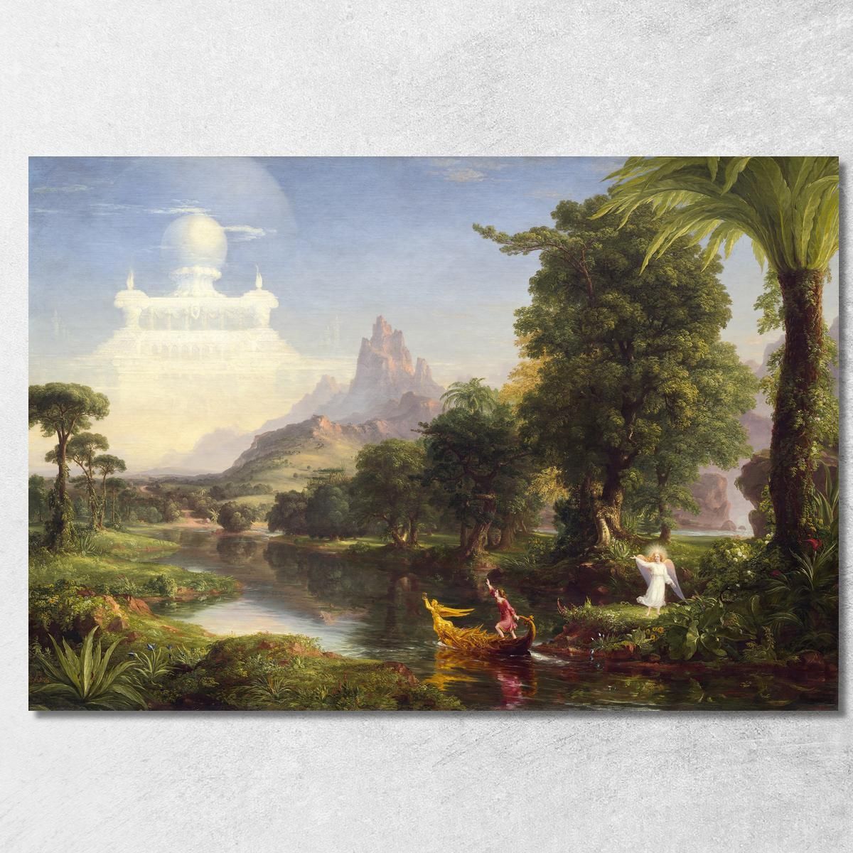 The Voyage Of Life Youth Thomas Cole tcl51 canvas print  The Voyage Of Life Youth Thomas Cole tcl51 canvas print