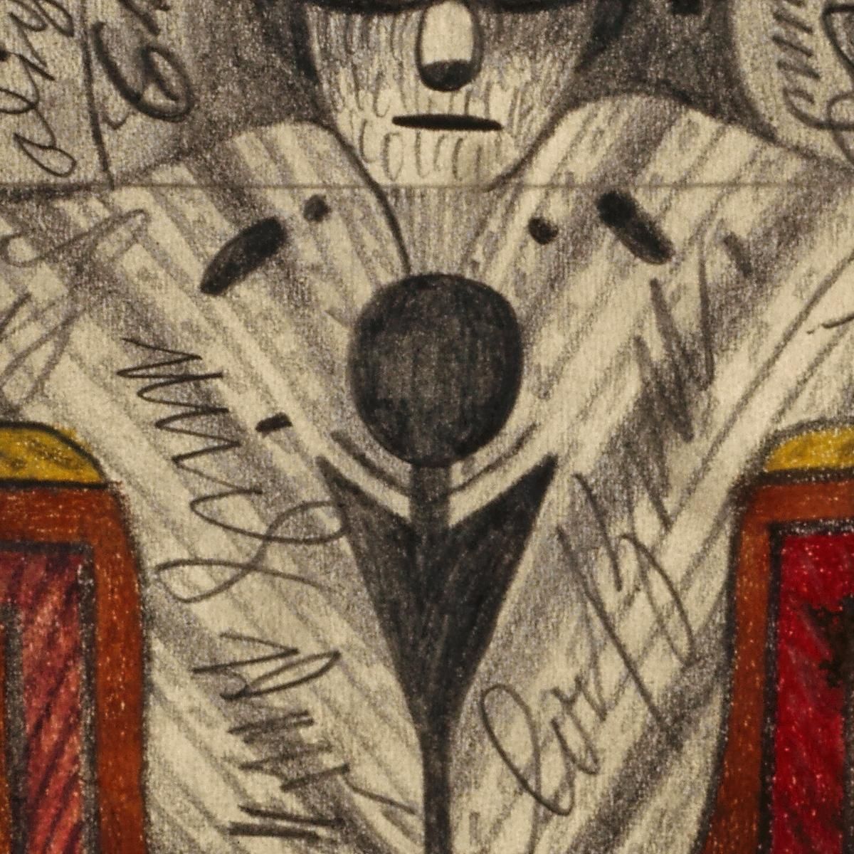 The Crucifixion Of My Humble Self On The Biscay - Harbor - Island In The Pacific Ocean In Late Summer 1876 Adolf Wölfli awl16 c