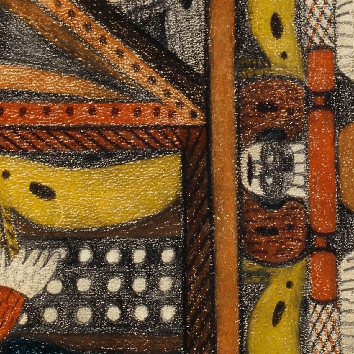 Miss Iness At The Piano Adolf Wölfli awl18 canvas print