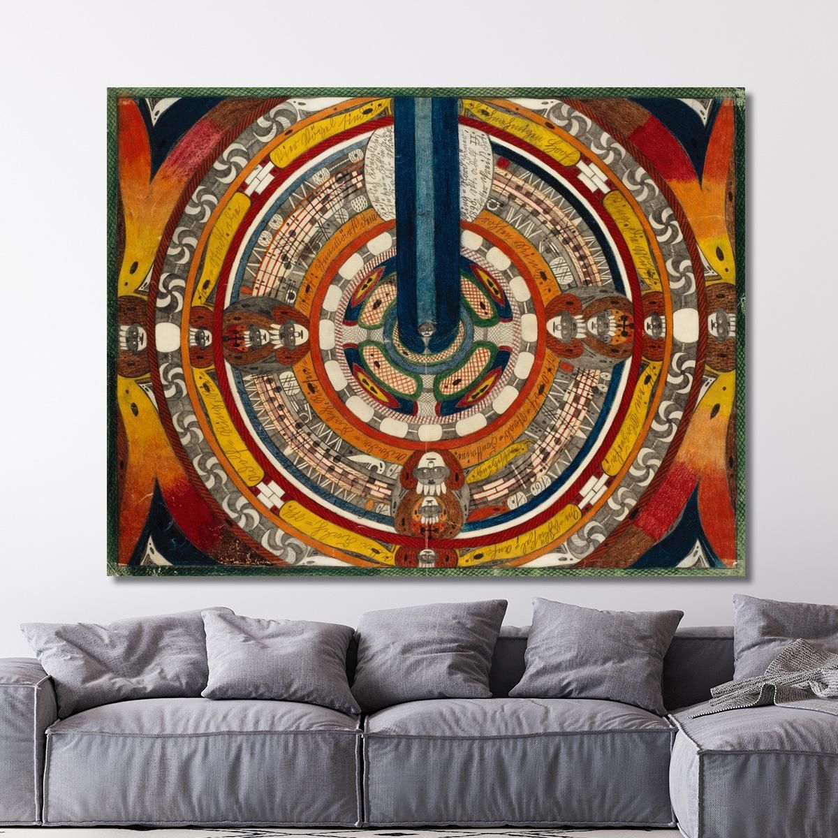 Imperial Royal Shooting - Festival In Ada Kaleh - St. Adolf - Ring - North Adolf Wölfli awl24 canvas print 