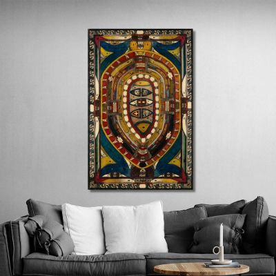 Noga - Egg Is The Largest Village On The Whole Earth Villerville Adolf Wölfli awl28 canvas print 