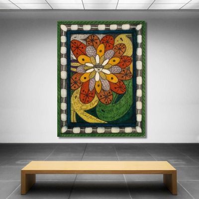 St. Adolf - Rosalie Adolf Wölfli awl37 canvas print 
