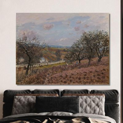Bougival Alfred Sisley asi10 canvas print 