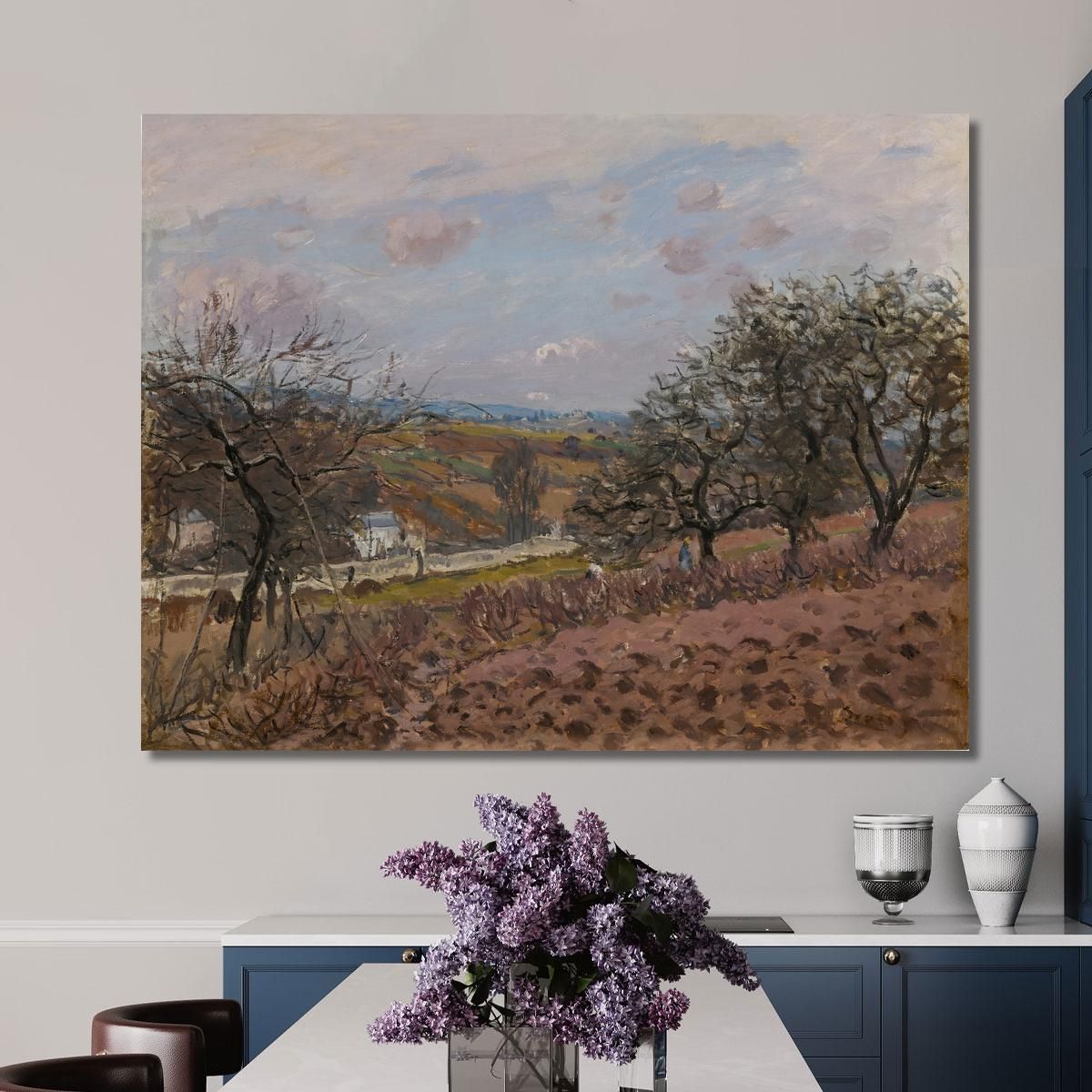 Bougival Alfred Sisley asi10 canvas print 