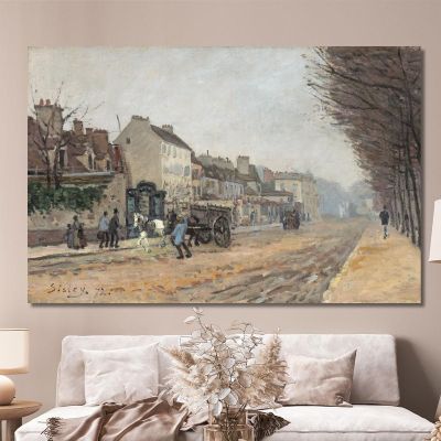 Boulevard Héloïse Alfred Sisley asi11 canvas print 