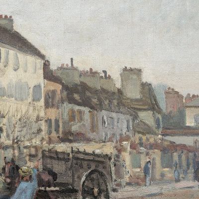 Boulevard Héloïse Alfred Sisley asi11 canvas print