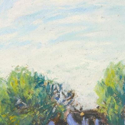 Les Oies À Saint-Mammès Alfred Sisley asi49 canvas print