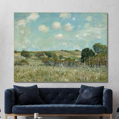 Meadow Alfred Sisley asi57 canvas print 