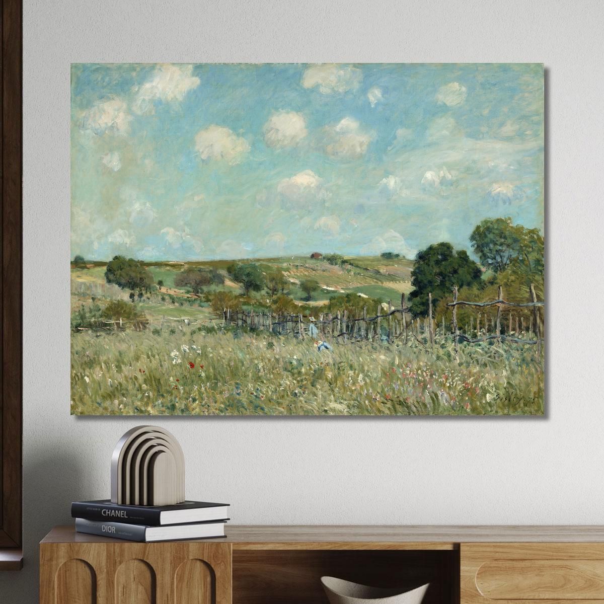 Meadow Alfred Sisley asi57 canvas print 