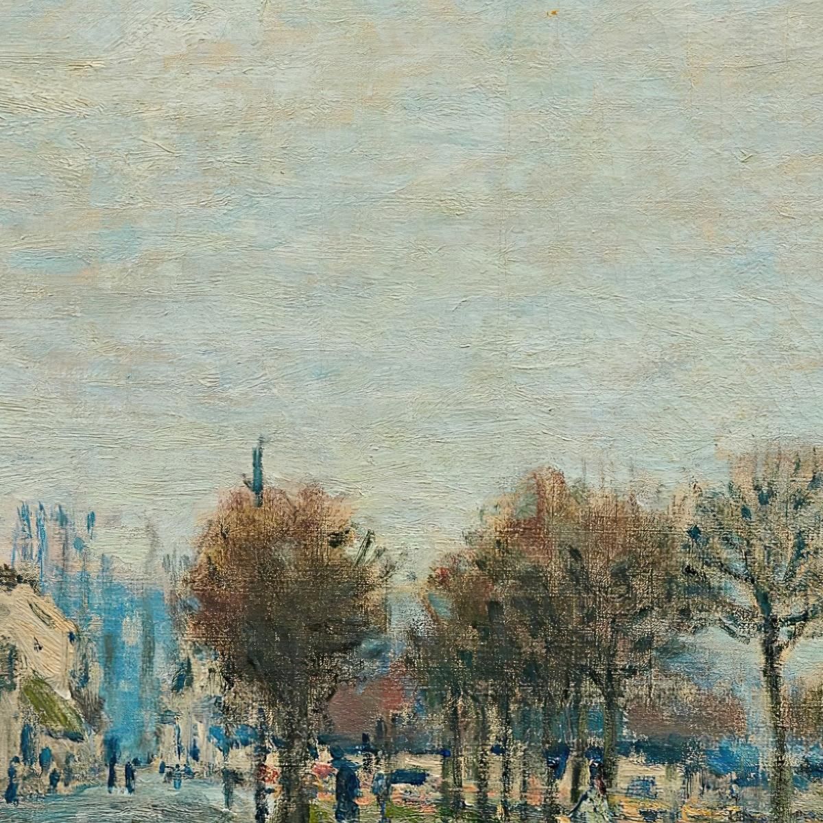 Port-Marly Before The Flood Alfred Sisley asi64 canvas print