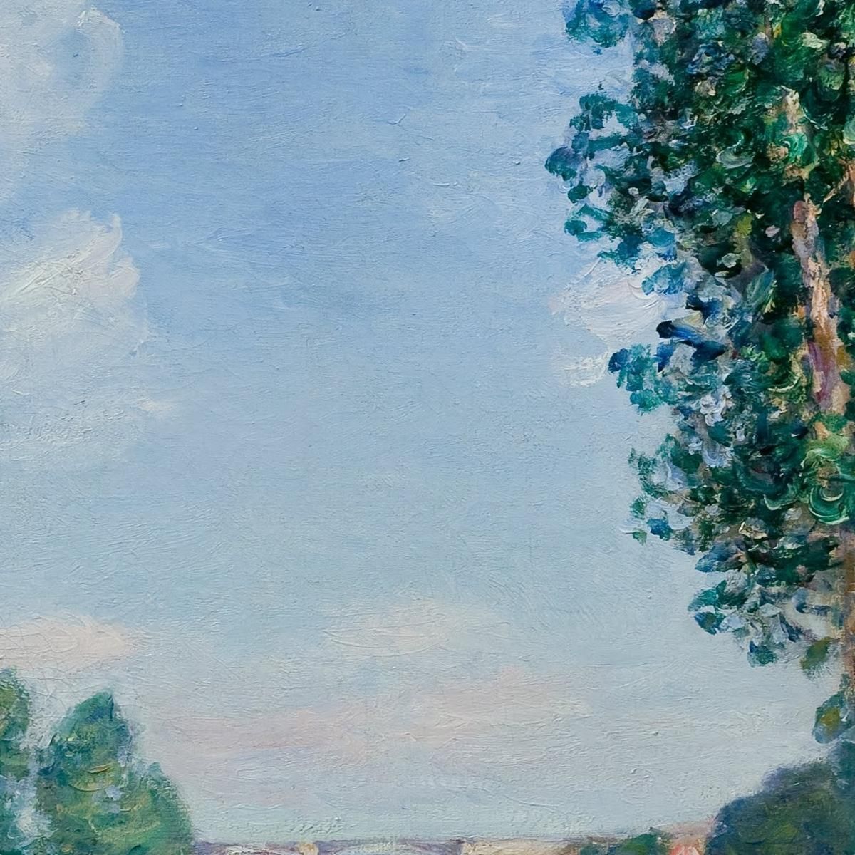 Saint-Mammès: June Sunshine Alfred Sisley asi73 canvas print