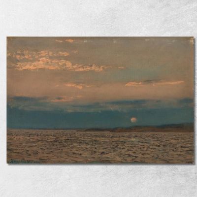 Evening Hvaler Amaldus Nielsen ani8 canvas print 