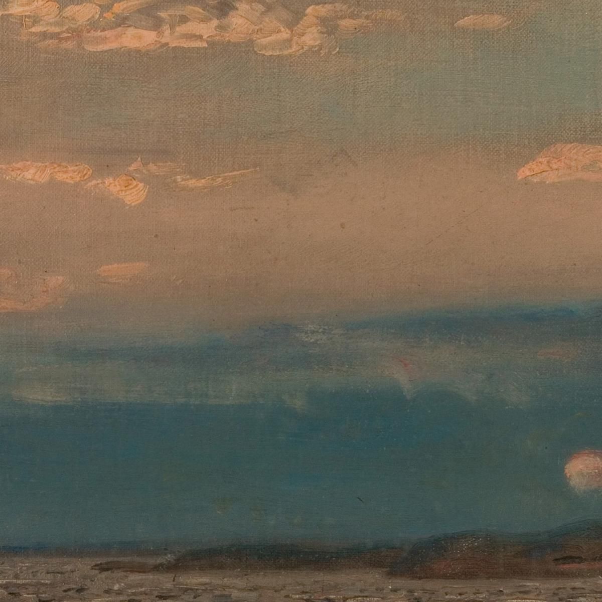 Evening Hvaler Amaldus Nielsen ani8 canvas print