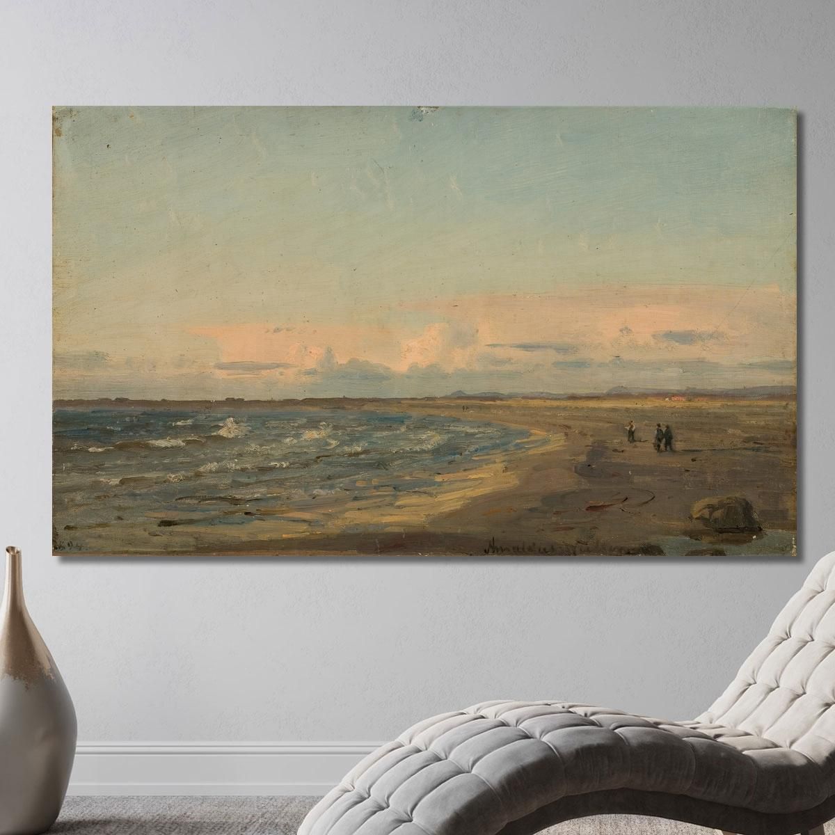 Evening Jæren Amaldus Nielsen ani9 canvas print 