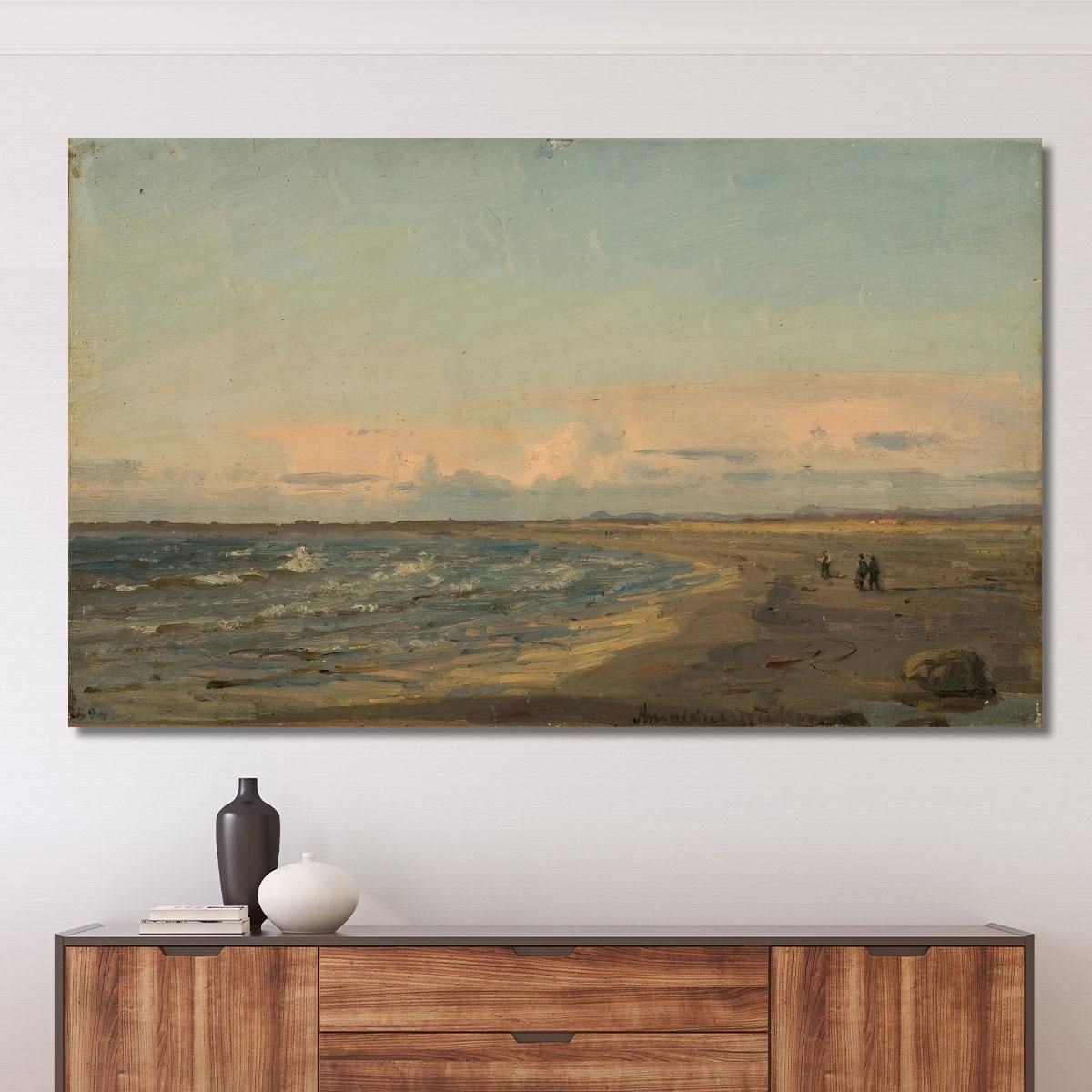 Evening Jæren Amaldus Nielsen ani9 canvas print 
