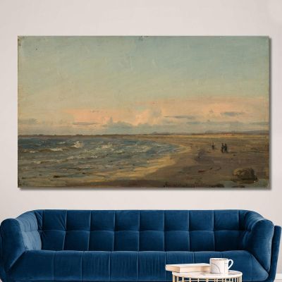 Evening Jæren Amaldus Nielsen ani9 canvas print 