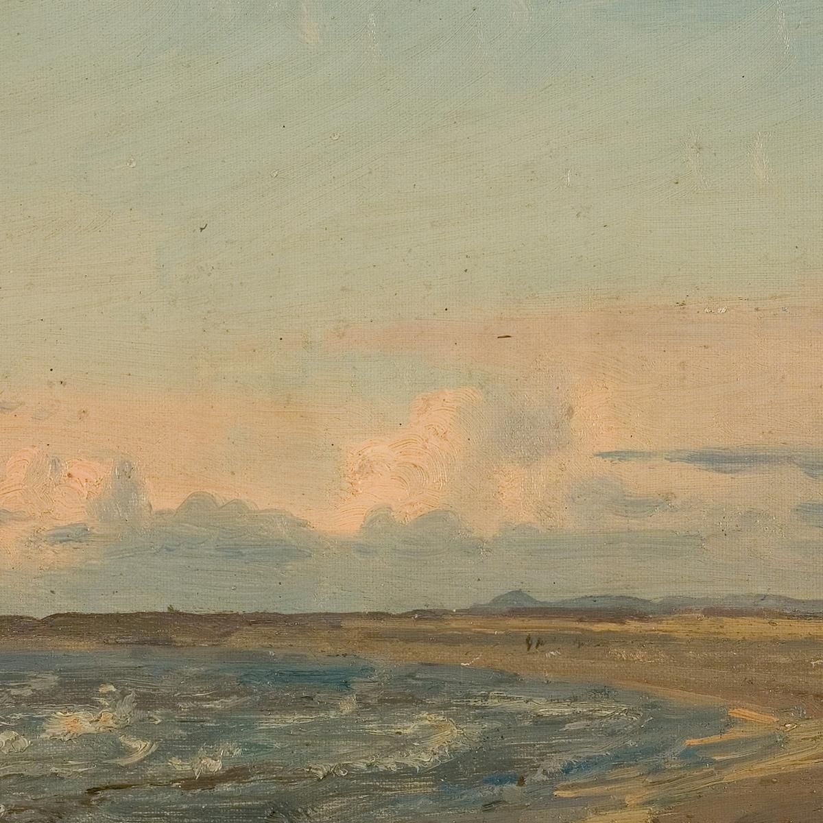 Evening Jæren Amaldus Nielsen ani9 canvas print