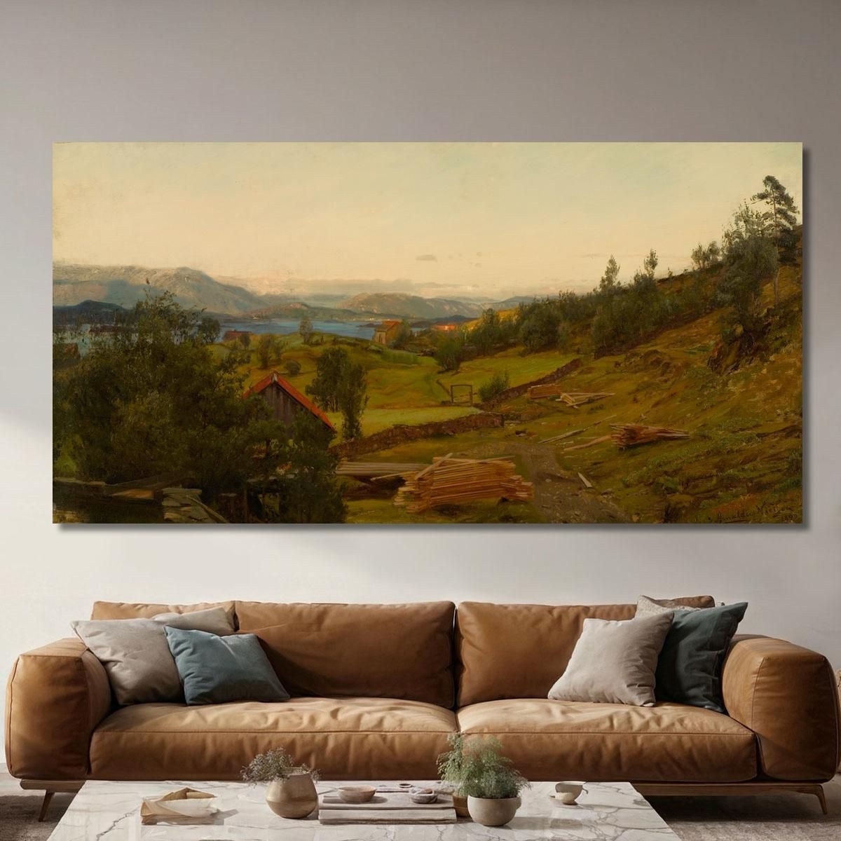 Evening Stord Amaldus Nielsen ani10 canvas print 