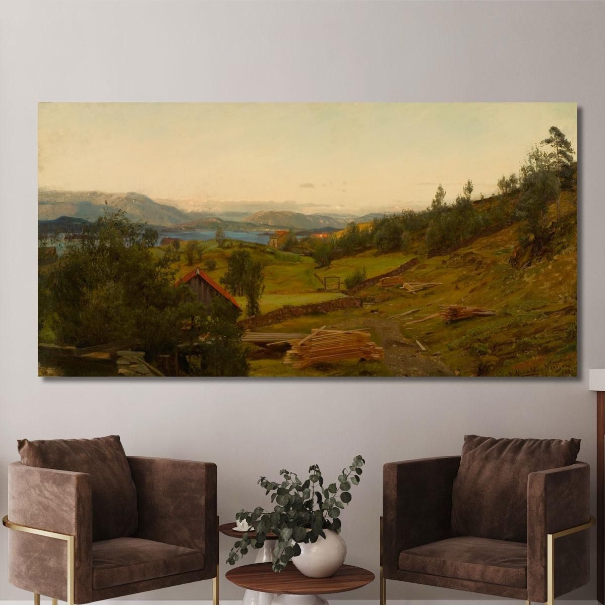 Evening Stord Amaldus Nielsen ani10 canvas print 
