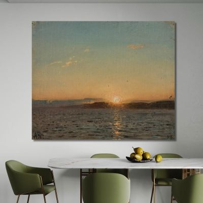 Evening Sun Hvaler Amaldus Nielsen ani15 canvas print 