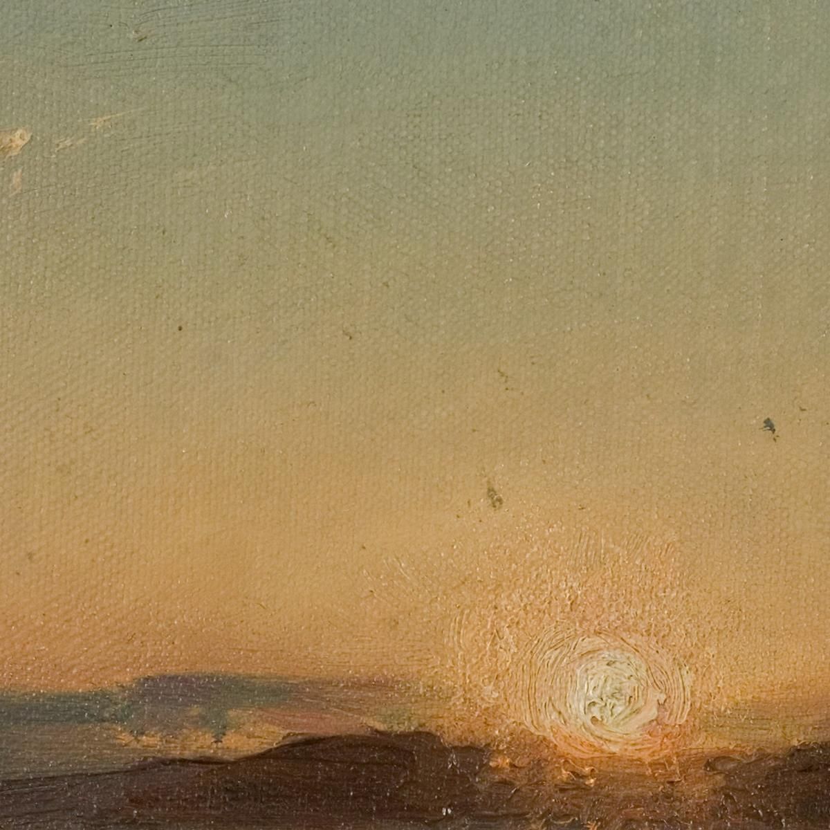 Evening Sun Hvaler Amaldus Nielsen ani15 canvas print