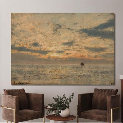 Evening Mood Amaldus Nielsen ani19 canvas print 