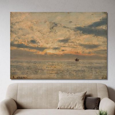 Evening Mood Amaldus Nielsen ani19 canvas print 