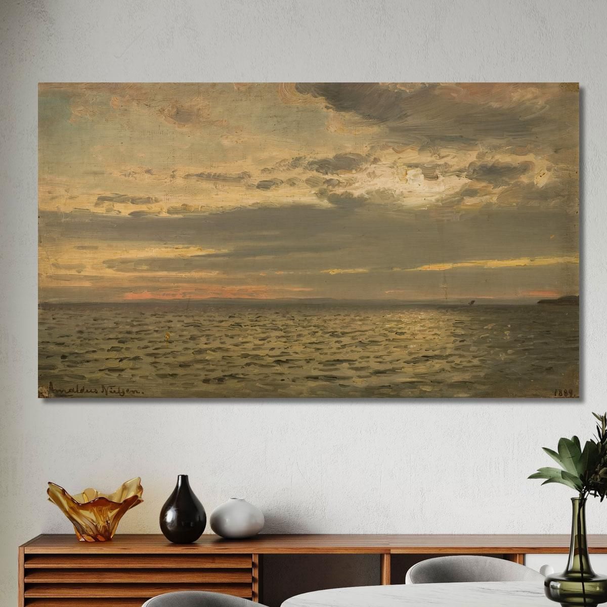 Afternoon Mood Amaldus Nielsen ani39 canvas print 