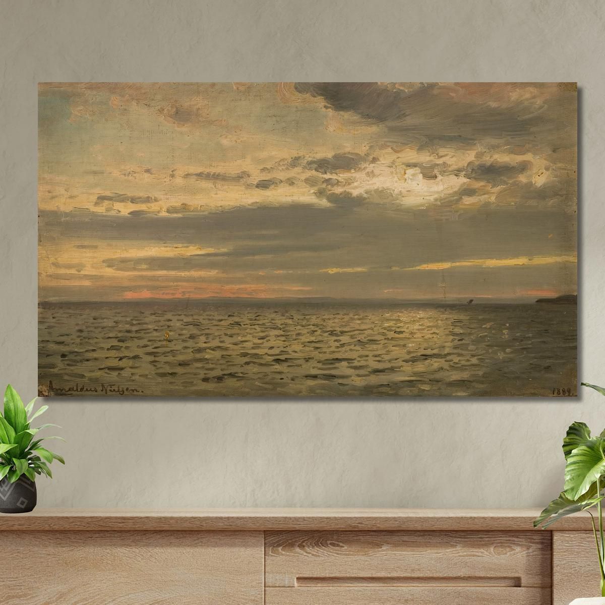 Afternoon Mood Amaldus Nielsen ani39 canvas print 