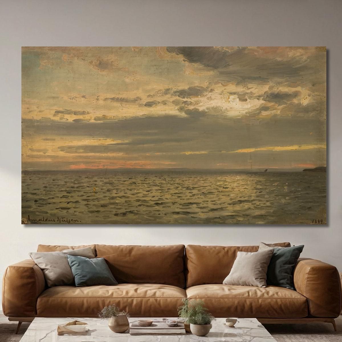 Afternoon Mood Amaldus Nielsen ani39 canvas print 