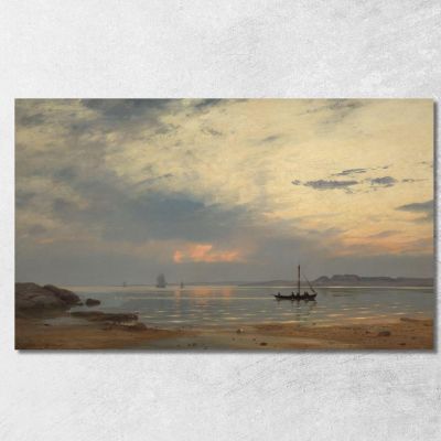 Evening At Hvaler Amaldus Nielsen ani40 canvas print 