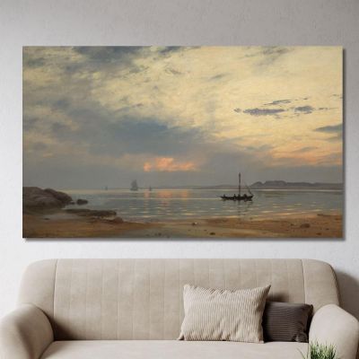 Evening At Hvaler Amaldus Nielsen ani40 canvas print 