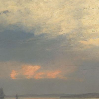 Evening At Hvaler Amaldus Nielsen ani40 canvas print