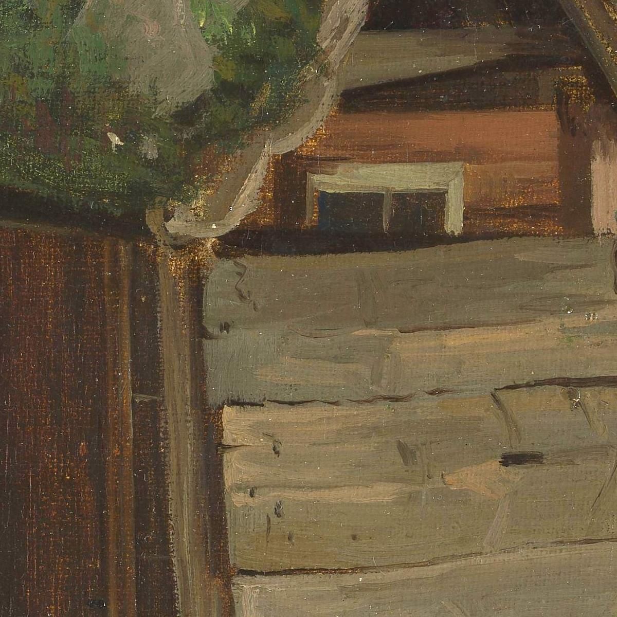 Farmhouse At Balestrand Amaldus Nielsen ani41 canvas print