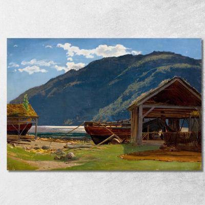 From Eide Hardanger Amaldus Nielsen ani56 canvas print 