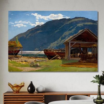 From Eide Hardanger Amaldus Nielsen ani56 canvas print 
