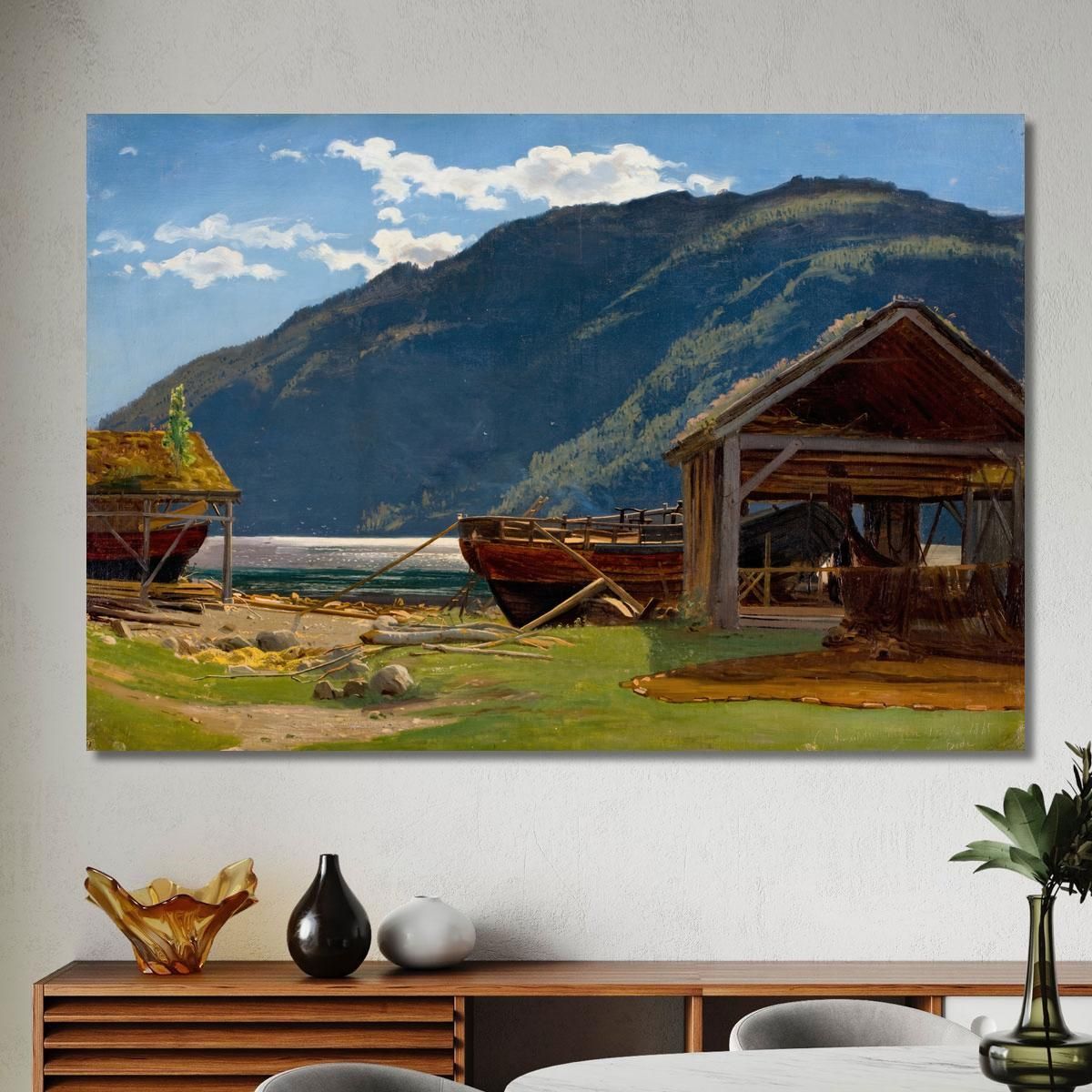 From Eide Hardanger Amaldus Nielsen ani56 canvas print 