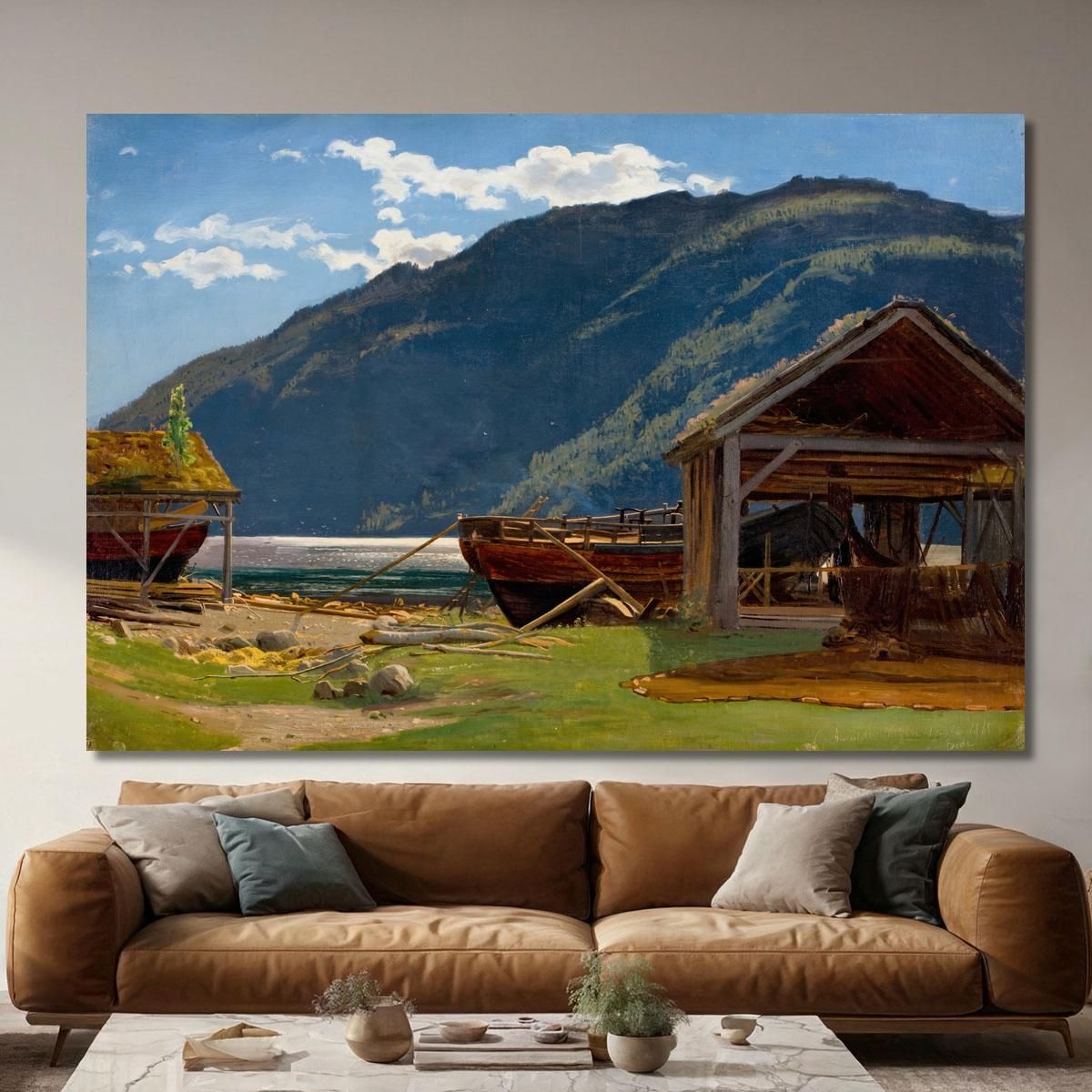 From Eide Hardanger Amaldus Nielsen ani56 canvas print 