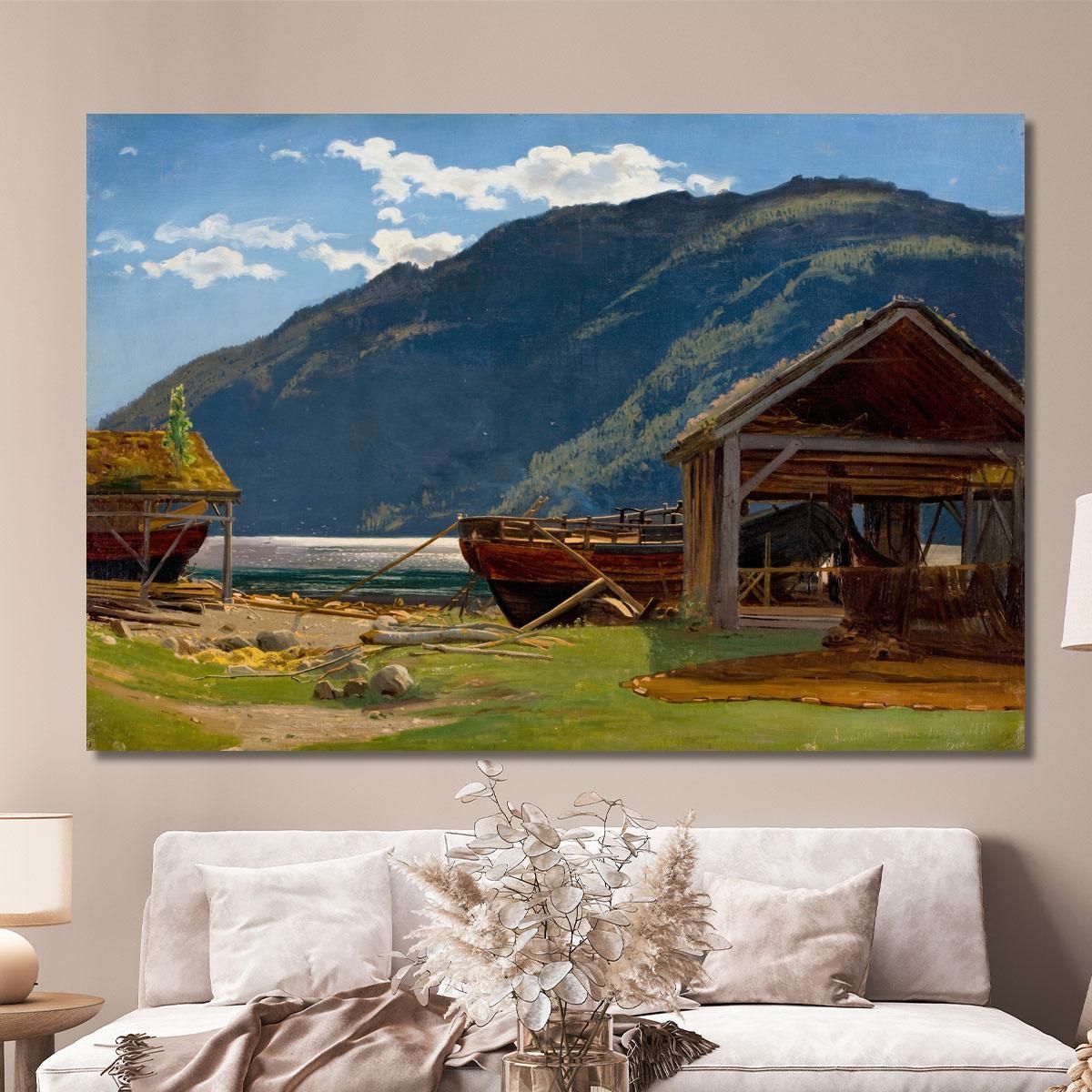 From Eide Hardanger Amaldus Nielsen ani56 canvas print 