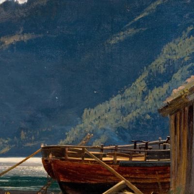 From Eide Hardanger Amaldus Nielsen ani56 canvas print